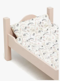 Dukker & Bamser-AliceFox Alice & Fox Dukkeseng, Pink Lyserød/Hvid