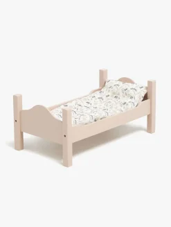 Dukker & Bamser-AliceFox Alice & Fox Dukkeseng, Pink Lyserød/Hvid