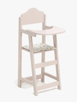 Dukker & Bamser-AliceFox Alice & Fox Dukkestol, Pink Lyserød/Hvid