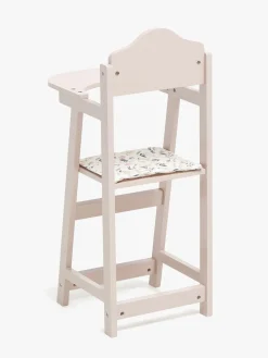 Dukker & Bamser-AliceFox Alice & Fox Dukkestol, Pink Lyserød/Hvid