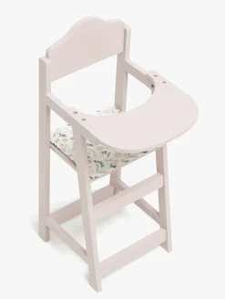 Dukker & Bamser-AliceFox Alice & Fox Dukkestol, Pink Lyserød/Hvid