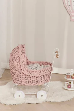 Dukker & Bamser-AliceFox Alice & Fox Dukkevogn, Lyserød Lyserød