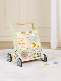 Babylegetøj-AliceFox Alice & Fox Gåvogn Bondegård, Grøn Grøn
