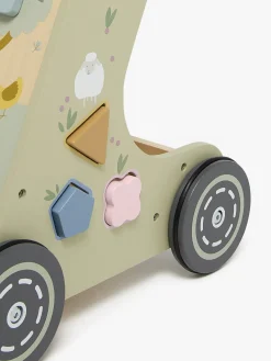 Babylegetøj-AliceFox Alice & Fox Gåvogn Bondegård, Grøn Grøn