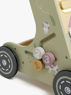 Babylegetøj-AliceFox Alice & Fox Gåvogn Bondegård, Grøn Grøn