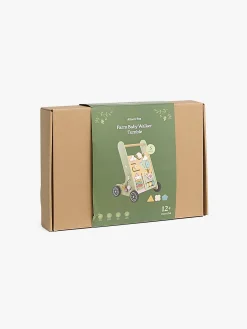 Babylegetøj-AliceFox Alice & Fox Gåvogn Bondegård, Grøn Grøn