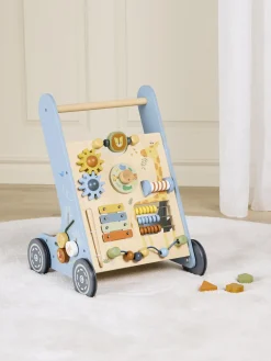 Babylegetøj-AliceFox Alice & Fox Gåvogn Safari, Blå Flerfarvet