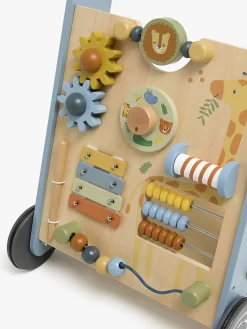 Babylegetøj-AliceFox Alice & Fox Gåvogn Safari, Blå Flerfarvet