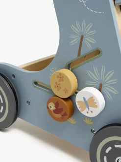 Babylegetøj-AliceFox Alice & Fox Gåvogn Safari, Blå Flerfarvet