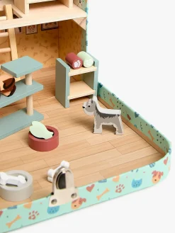 Dukker & Bamser-AliceFox Alice & Fox Kuffert Dukkehus, Blå Blå