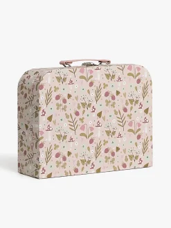 Dukker & Bamser-AliceFox Alice & Fox Kuffert Dukkehus, Pink Lyserød