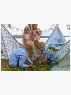 Legetelte & -Tunneler|Legetøj Til Børn På 0-10 År-AliceFox Alice & Fox Legetelt Tipi, Grøn/Hvid Grøn/Hvid