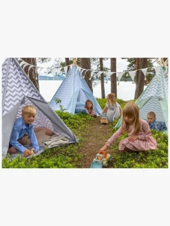 Legetelte & -Tunneler|Legetøj Til Børn På 0-10 År-AliceFox Alice & Fox Legetelt Tipi, Grøn/Hvid Grøn/Hvid