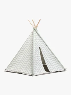 Legetelte & -Tunneler|Legetøj Til Børn På 0-10 År-AliceFox Alice & Fox Legetelt Tipi, Grøn/Hvid Grøn/Hvid