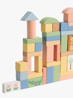 Babylegetøj-AliceFox Alice & Fox Træklodser Safaridyr 120 Stk.