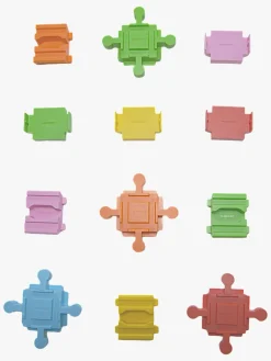 Togbaner & Legeborde-AlphaBoosterZ Alpha BoosterZ Track Connectors Cross & Across Byggesæt 12 Dele