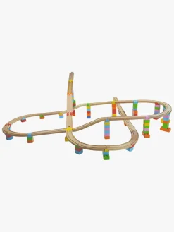 Togbaner & Legeborde-AlphaBoosterZ Alpha BoosterZ Track Connectors All Inclusive Trail Box Byggesæt 18 Dele