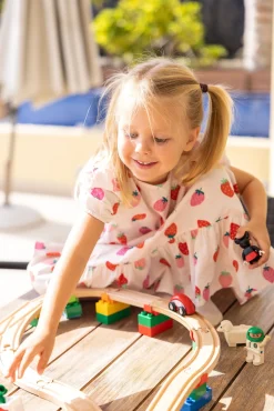 Togbaner & Legeborde-AlphaBoosterZ Alpha BoosterZ Track Connectors All Inclusive Trail Box Byggesæt 18 Dele