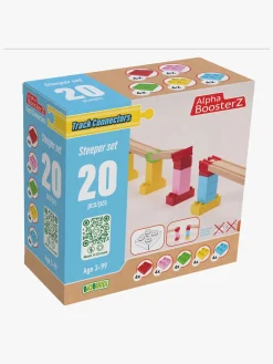 Togbaner & Legeborde-AlphaBoosterZ Alpha BoosterZ Track Connectors Steeper Byggesæt 20 Dele