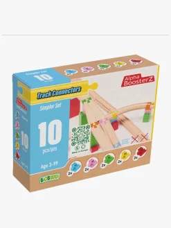 Togbaner & Legeborde-AlphaBoosterZ Alpha BoosterZ Track Connectors Simpler Byggesæt 10 Dele