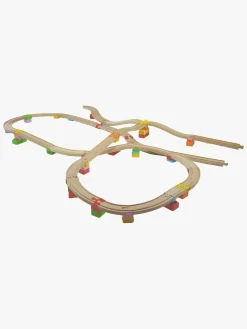 Togbaner & Legeborde-AlphaBoosterZ Alpha BoosterZ Track Connectors All In One Block Box Medium Byggesæt 53 Dele