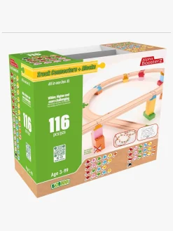 Togbaner & Legeborde-AlphaBoosterZ Alpha BoosterZ Track Connectors All In One Block Box XL Byggesæt 116 Dele