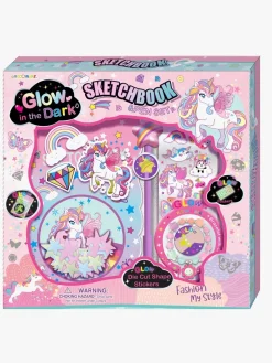 Kreativt Legetøj-Alrico  Notesbog Glow in the Dark med Tilbehør