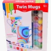 Kreativt Legetøj-Alrico Twin Mugs Malesæt