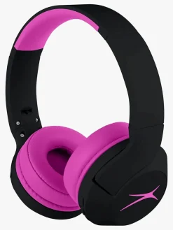 Elektronik & Media-AltecLansing Altec Lansing Høretelefoner Trådløse ANC 2-i-1, Pink Lyserød/Sort
