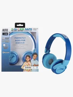 Elektronik & Media-AltecLansing Altec Lansing Høretelefoner Trådløse 2-i-1, Blå Blå