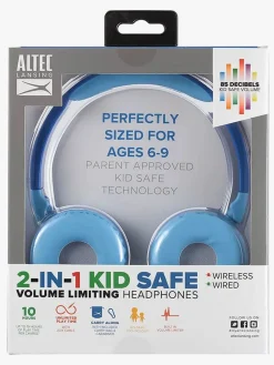 Elektronik & Media-AltecLansing Altec Lansing Høretelefoner Trådløse 2-i-1, Blå Blå