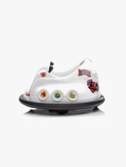 Elbiler & -Køretøjer-AngryBirds Angry Birds Bumper Elbil, Hvid