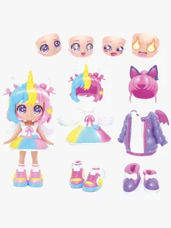 Dukker & Bamser-Animakii Dukkesæt Enhjørning & Flagermus