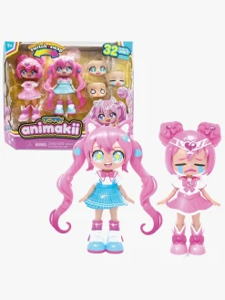 Dukker & Bamser-Animakii Dukkesæt Magisk Pige & Flagermus