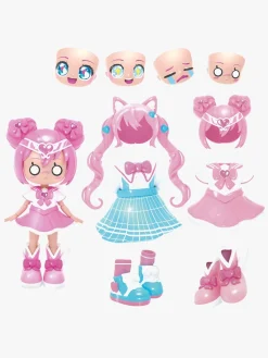 Dukker & Bamser-Animakii Dukkesæt Magisk Pige & Flagermus