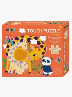 Spil & Puslespil-Avenir Puslespil Jungle 4 i 1,4x4 Brikker