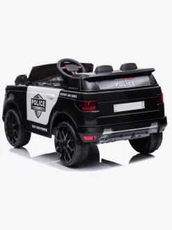 Elbiler & -Køretøjer-Azeno Elbil Politibil SUV 12V, Sort