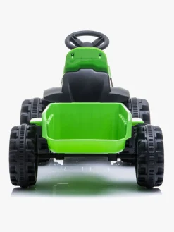 Elbiler & -Køretøjer-Azeno Eltraktor m. Anhænger, Grøn