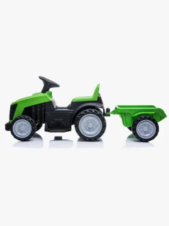 Elbiler & -Køretøjer-Azeno Eltraktor m. Anhænger, Grøn