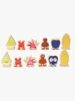 Legetøjsfigurer-Babblarna Figursæt Træ 6 Stk.