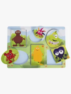 Spil & Puslespil-Babblarna Tittebøh-puslespil 6 brikker Grøn