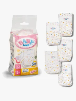 Dukker & Bamser-ZapfCreationBabyBorn Baby Born Dukketilbehør Bleer 5-pak