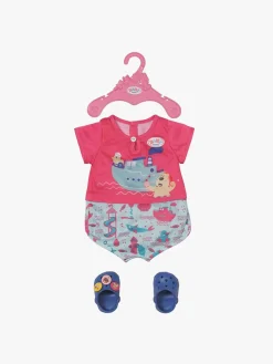 Dukker & Bamser-ZapfCreationBabyBorn Baby Born Dukketøj Badepyjamas m. Sko 43 Cm