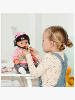 Dukker & Bamser-ZapfCreationBabyBorn Baby Born Scooter Hjelm 43 cm