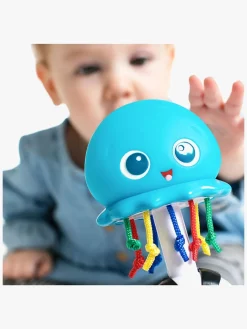 Babylegetøj-babyEinstein Baby Einstein Ocean Glow Sensory Shaker Musik Aktivitetslegetøj