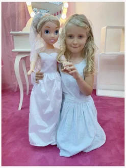 Dukker & Bamser-Dimian Bambolina Dukke Brud 80 cm