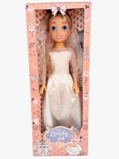 Dukker & Bamser-Dimian Bambolina Dukke Brud 80 cm