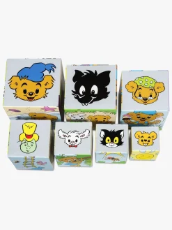 Babylegetøj-Bamse - Verdens Stærkeste Bjørn Stableklodser Årstiderne