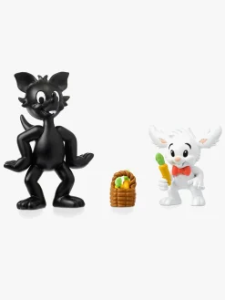 Legetøjsfigurer-Bamse Figursæt Lille Hopsa & Ulven Flerfarvet