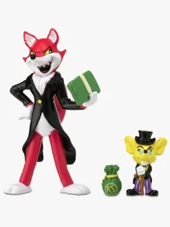 Legetøjsfigurer-Bamse Figursæt Reinard & Krøsus Flerfarvet